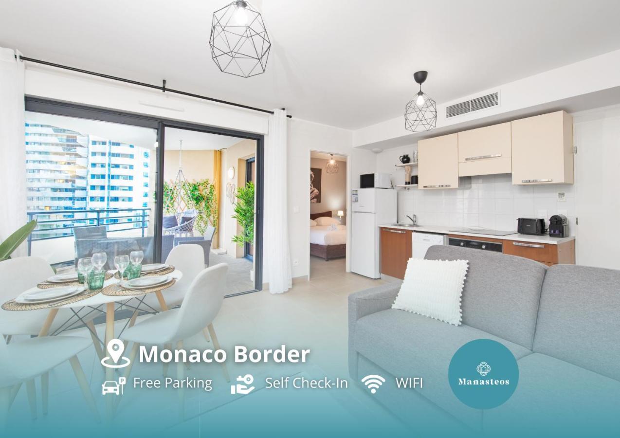 Vue Monaco & Tour Odeon - Terrasse - Parking - Bh Appartement Beausoleil Buitenkant foto