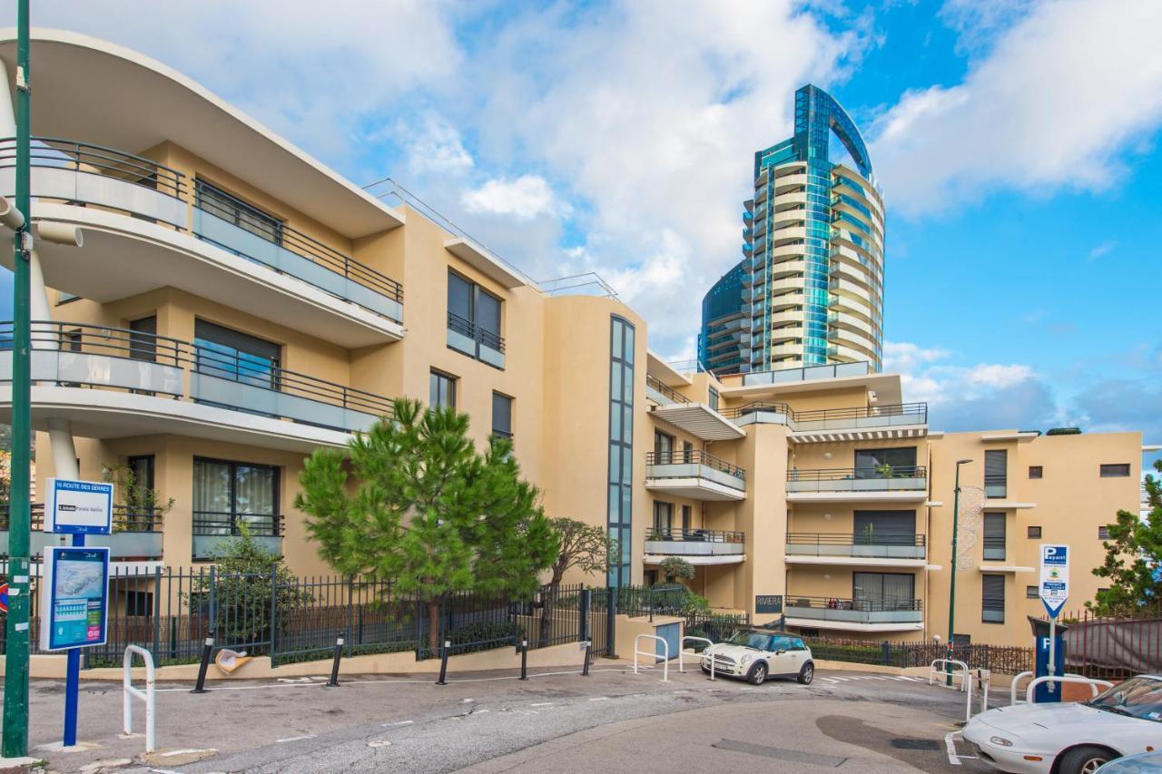 Vue Monaco & Tour Odeon - Terrasse - Parking - Bh Appartement Beausoleil Buitenkant foto