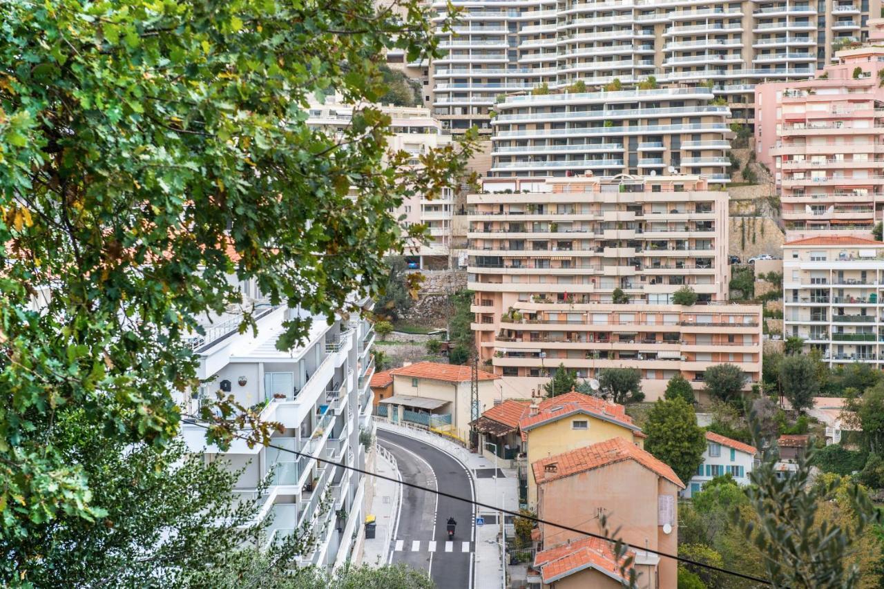 Vue Monaco & Tour Odeon - Terrasse - Parking - Bh Appartement Beausoleil Buitenkant foto
