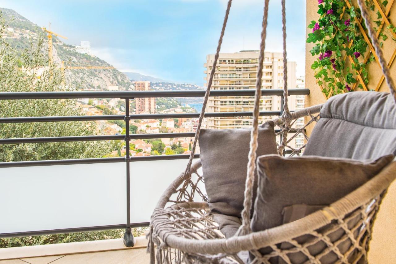 Vue Monaco & Tour Odeon - Terrasse - Parking - Bh Appartement Beausoleil Buitenkant foto