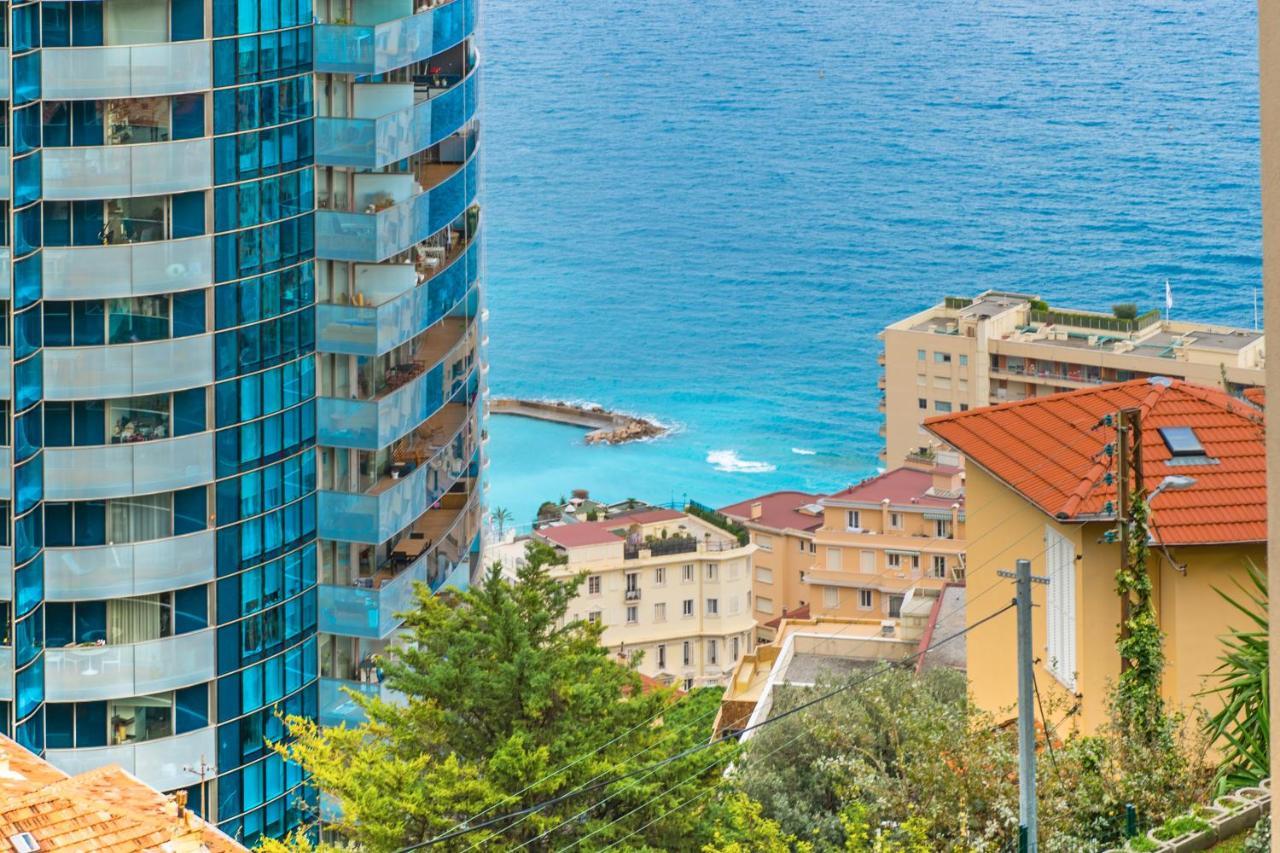 Vue Monaco & Tour Odeon - Terrasse - Parking - Bh Appartement Beausoleil Buitenkant foto