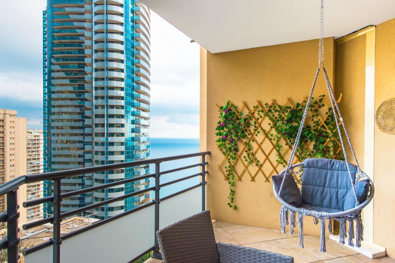 Vue Monaco & Tour Odeon - Terrasse - Parking - Bh Appartement Beausoleil Buitenkant foto